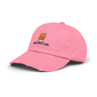 Aperol Spritz Girl Unisex Distressed Cap