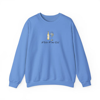 White Wine Girl Unisex Heavy Blend™ Crewneck Sweatshirt