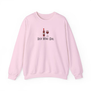 Red Wine Girl Unisex Heavy Blend™ Crewneck Sweatshirt