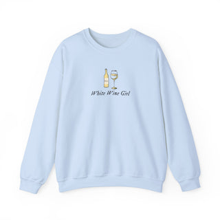 White Wine Girl Unisex Heavy Blend™ Crewneck Sweatshirt