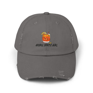 Aperol Spritz Girl Unisex Distressed Cap