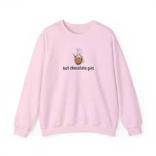 Hot Chocolate Girl Unisex Heavy Blend™ Crewneck Sweatshirt