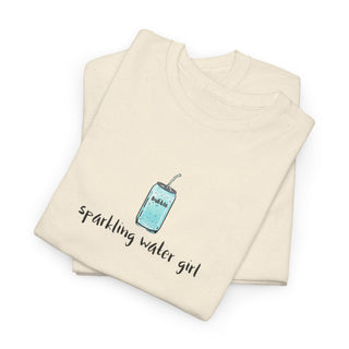 Sparkling Water Girl Unisex Heavy Cotton Tee