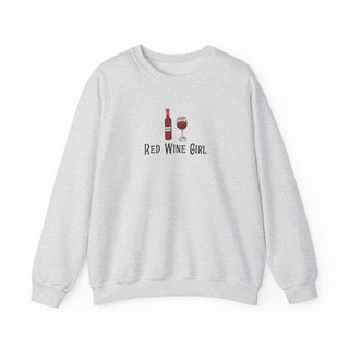 Red Wine Girl Unisex Heavy Blend™ Crewneck Sweatshirt