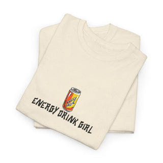 Energy Drink Girl Unisex Heavy Cotton Tee