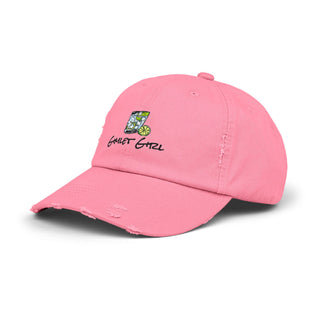 Gimlet Girl Unisex Distressed Cap