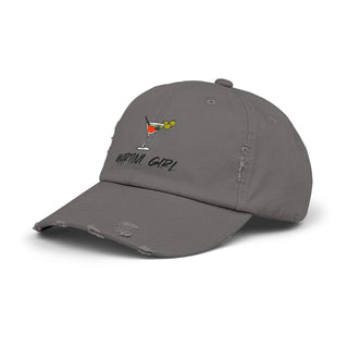 Martini Girl Unisex Distressed Cap