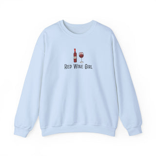 Red Wine Girl Unisex Heavy Blend™ Crewneck Sweatshirt