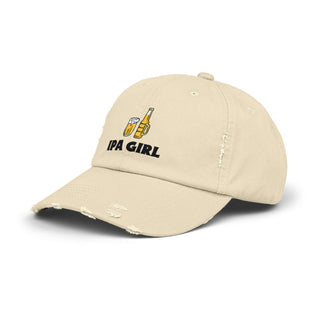 IPA Girl Unisex Distressed Cap