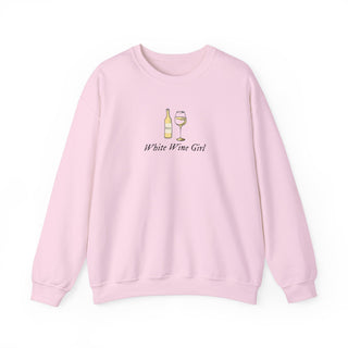 White Wine Girl Unisex Heavy Blend™ Crewneck Sweatshirt