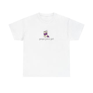 Grape Juice Girl Unisex Heavy Cotton Tee