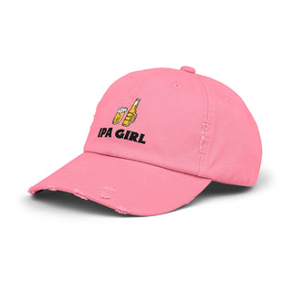 IPA Girl Unisex Distressed Cap