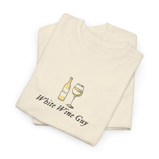 White Wine Guy Unisex Heavy Cotton Tee