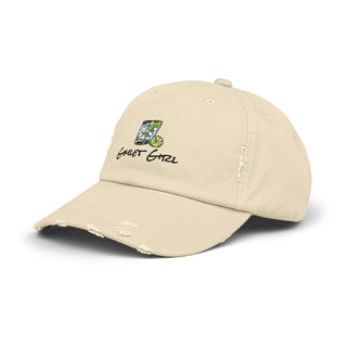 Gimlet Girl Unisex Distressed Cap