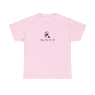 Grape Juice Girl Unisex Heavy Cotton Tee