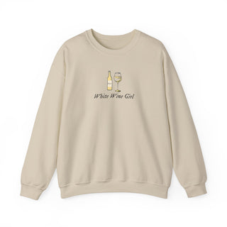 White Wine Girl Unisex Heavy Blend™ Crewneck Sweatshirt