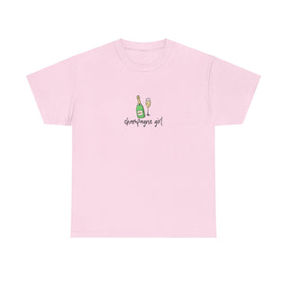 Champagne Girl Unisex Heavy Cotton Tee