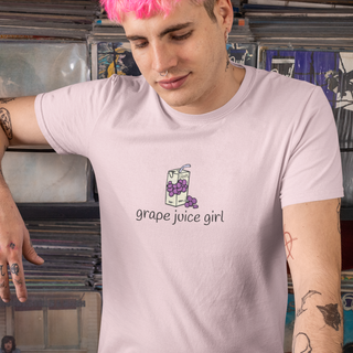 Grape Juice Girl Unisex Heavy Cotton Tee